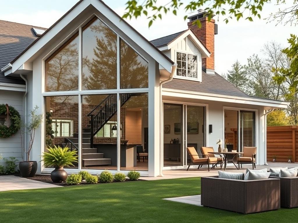 A spacious home addition that blends seamlessly with the original