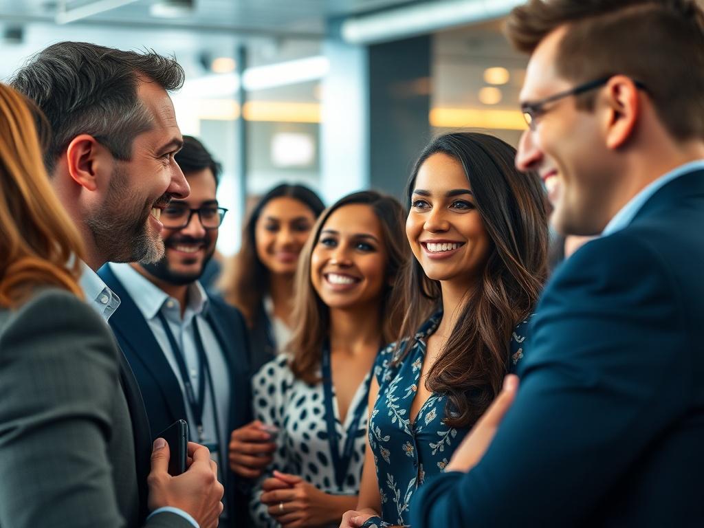 A vibrant close up shot of a diverse group of