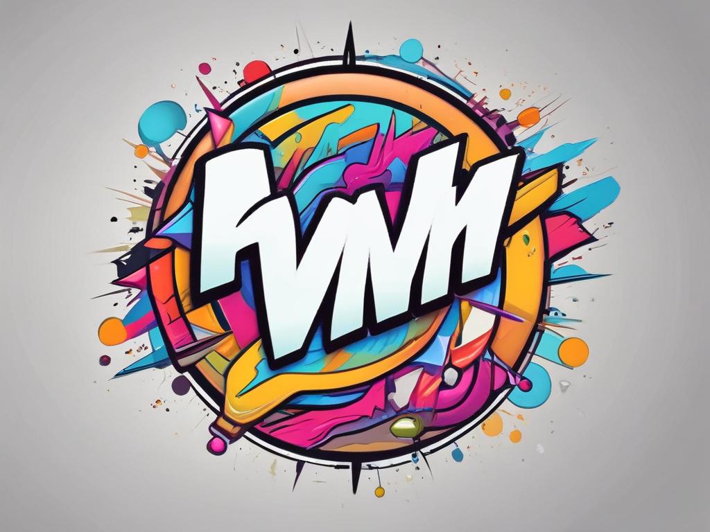 A vibrant logo design showcasing a unique symbol, featuring dynamic shapes and vivid colors. The background is a simple white or light color to enhance clarity and focus on the logo. The composition is clean and professional, with a single subject: the logo itself, reflecting creativity and originality.