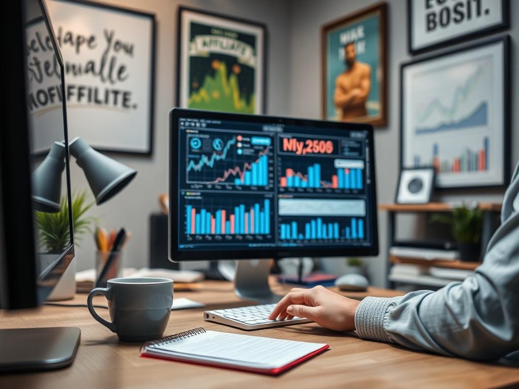 A close up shot of a dedicated manager analyzing data