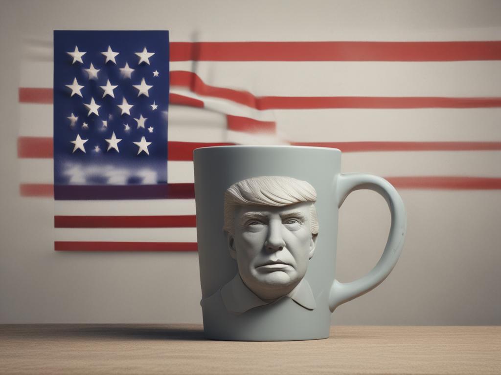 Trump, mug, ceramic, patriotic