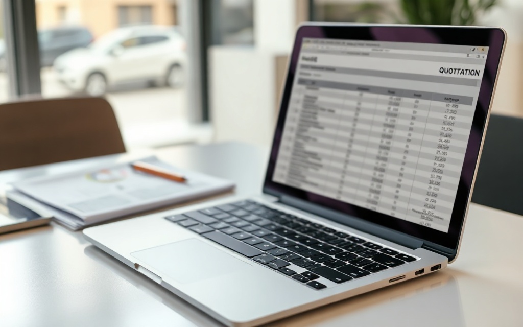Quotation and Commercial Coordination - Professional B2B quotation review with commercial documents