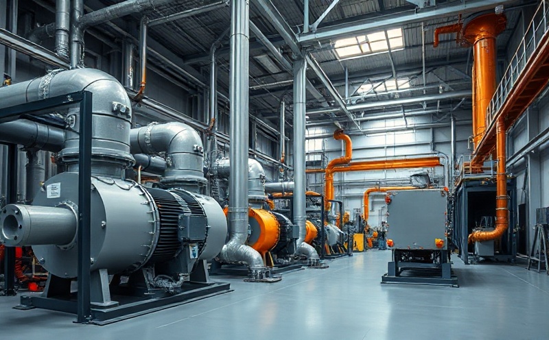 Modern energy infrastructure facility showing industrial power plant and process equipment