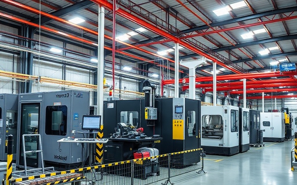 Capacity Review - Industrial production facility with manufacturing equipment and technical environment
