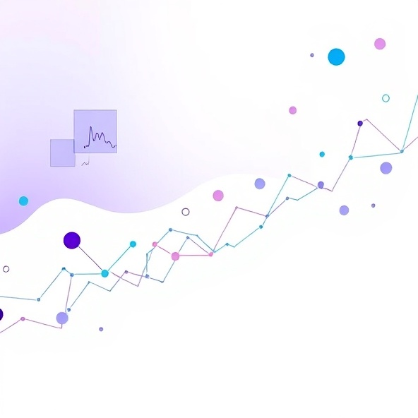 Data analytics and technology illustration