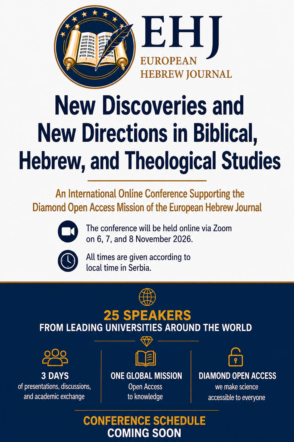 European Hebrew Journal Conference Poster