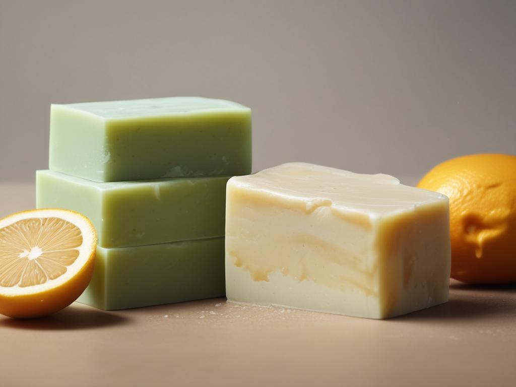 citrus soap, handmade, exfoliating, fresh scent