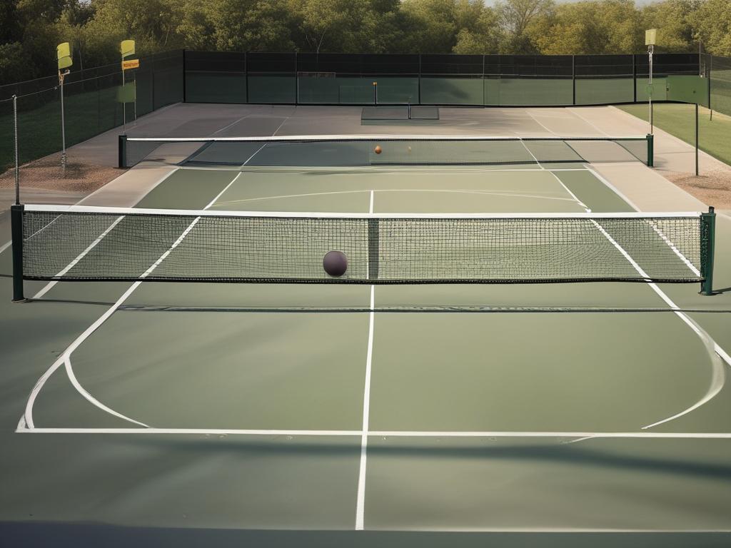 pickleball court, sport, outdoor, recreational, high quality