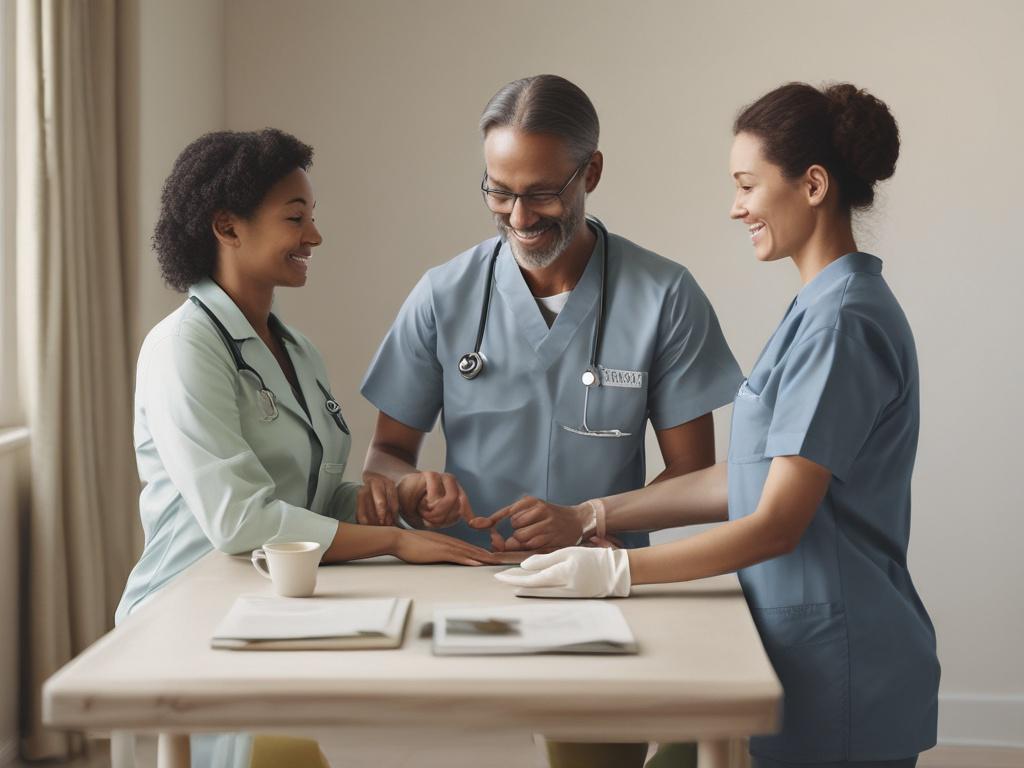 compassionate care, supportive environment, healthcare team
