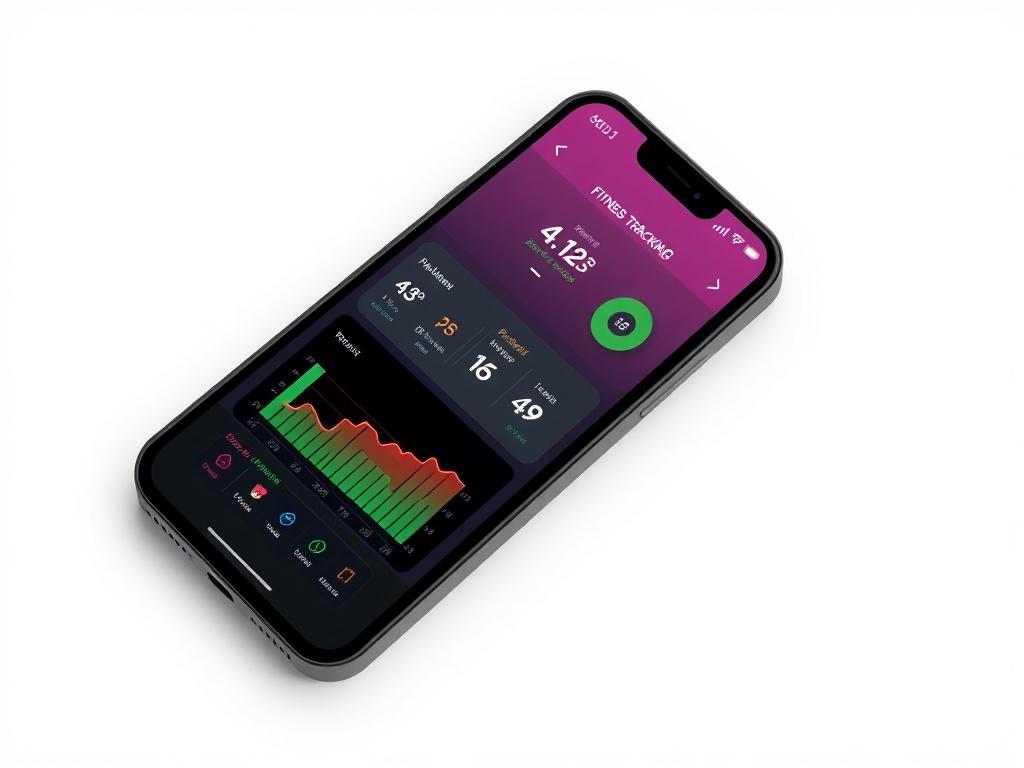 A high resolution image of a smartphone displaying a modern