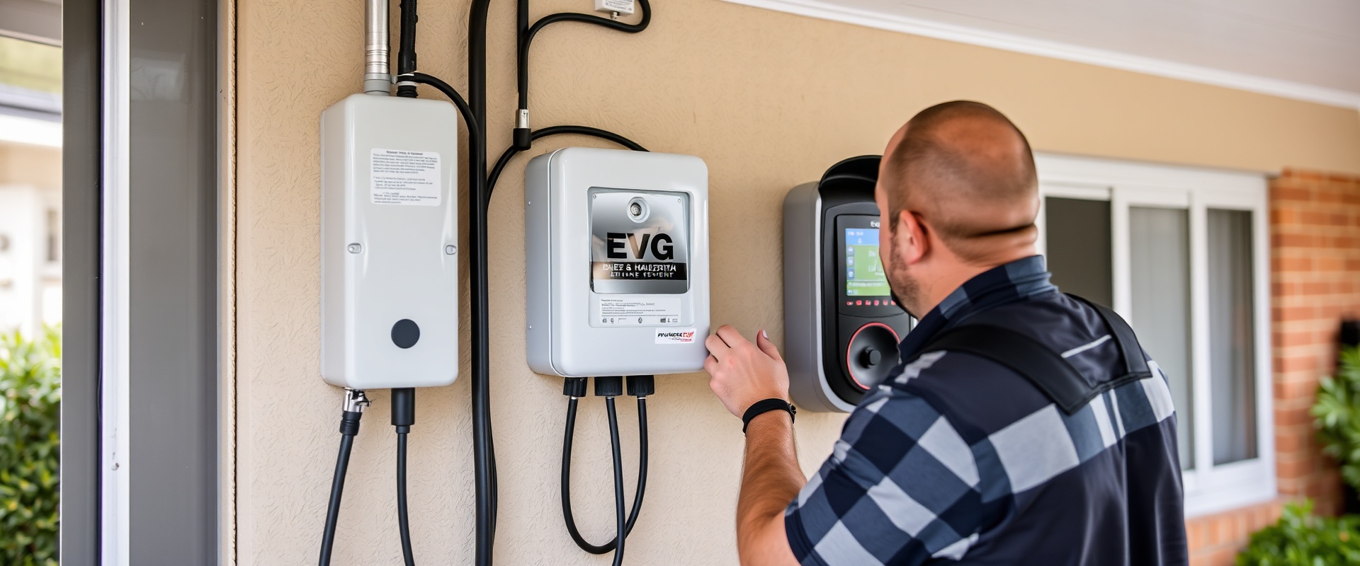 Professional EV charger installation by licensed electrician