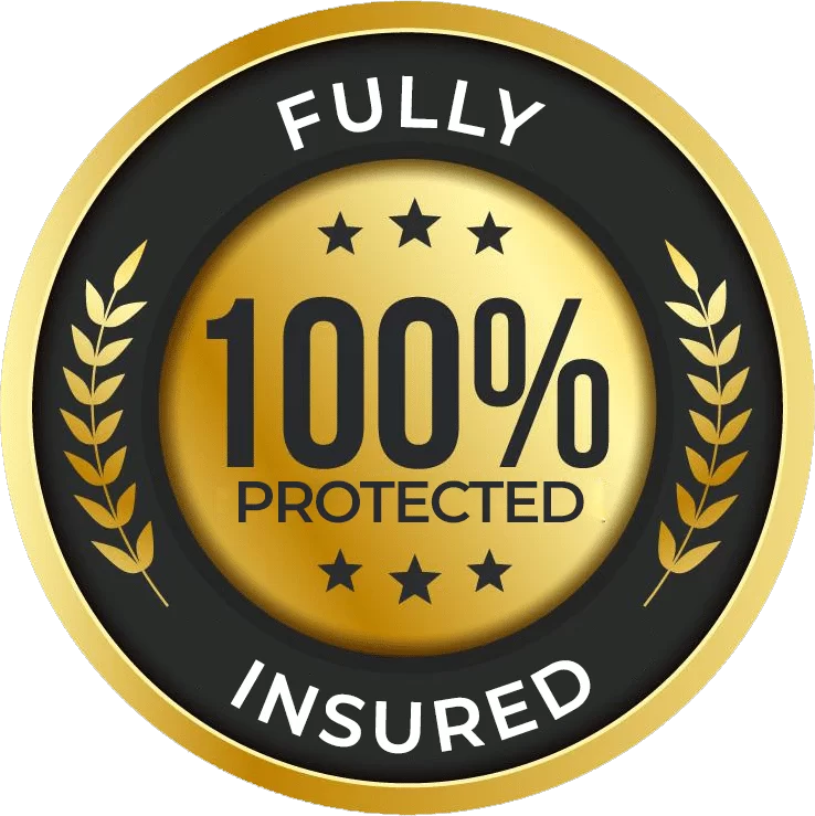 Fully Insured professional badge seal