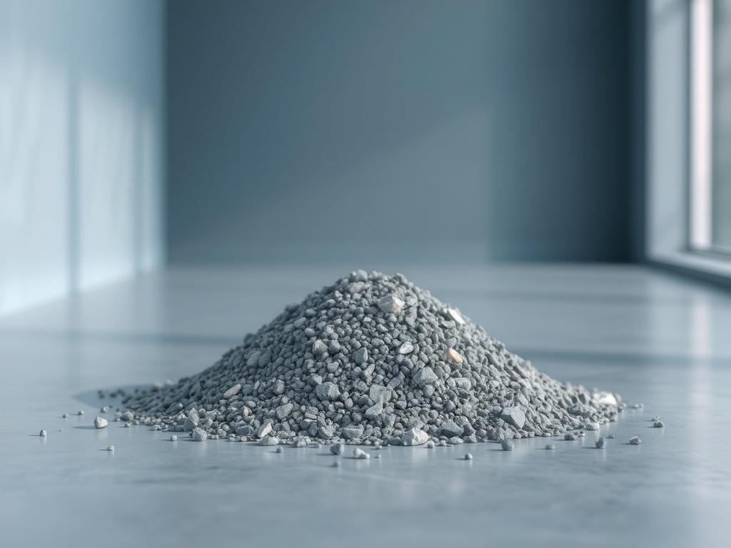 A high resolution of a Nescrete lightweight aggregate sample, placed