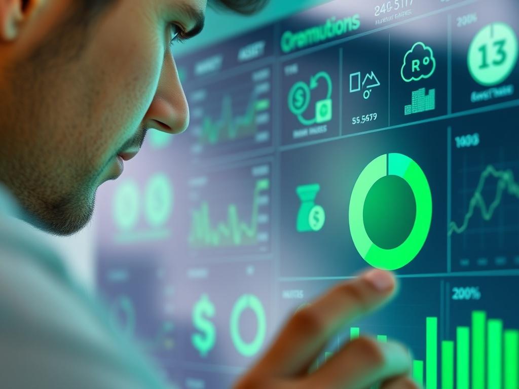 A close up shot of an individual looking at a