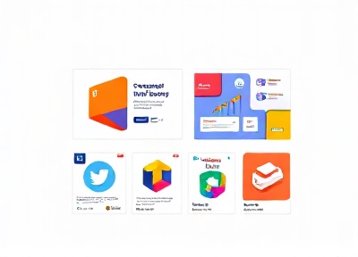 Digital design project showing web graphics and social media assets
