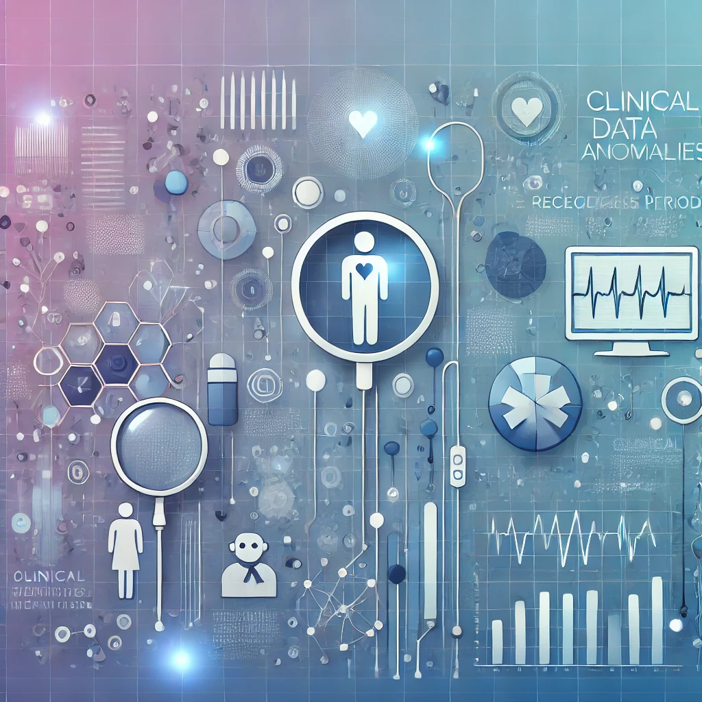 dall·e 2024-08-10 15.03.41 - a clean, minimalistic illustration depicting clinical data anomalies during a reconnaissance period. the image is abstract with highlighted data point.webp