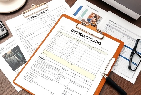 Insurance claim documentation and inspection forms