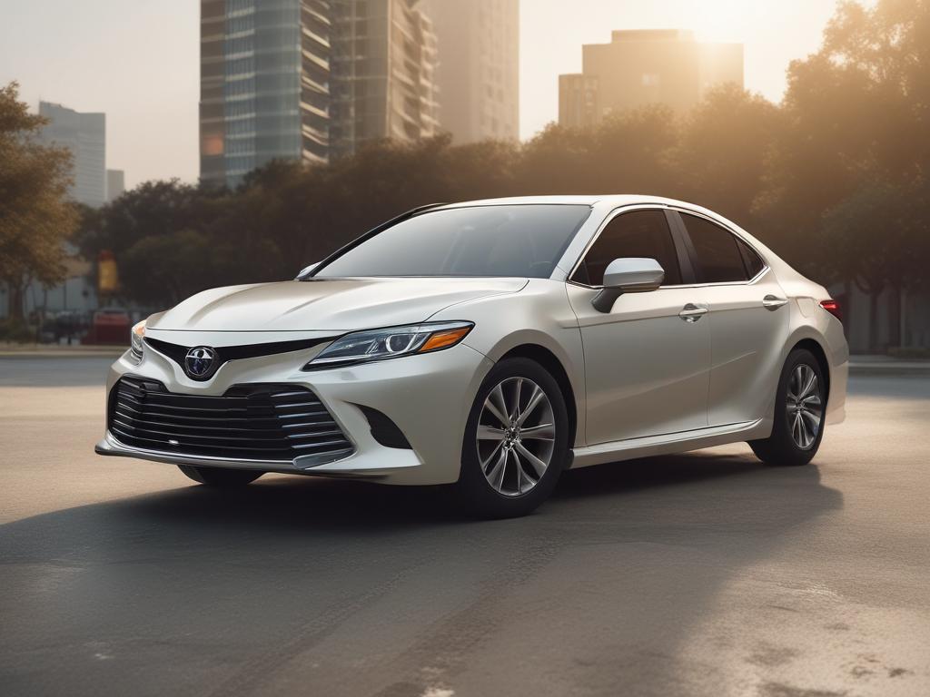 Toyota Camry, sedan, comfortable interior, stylish design