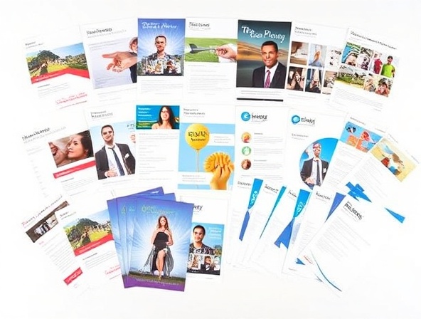 High-quality custom printing materials and color samples for branding