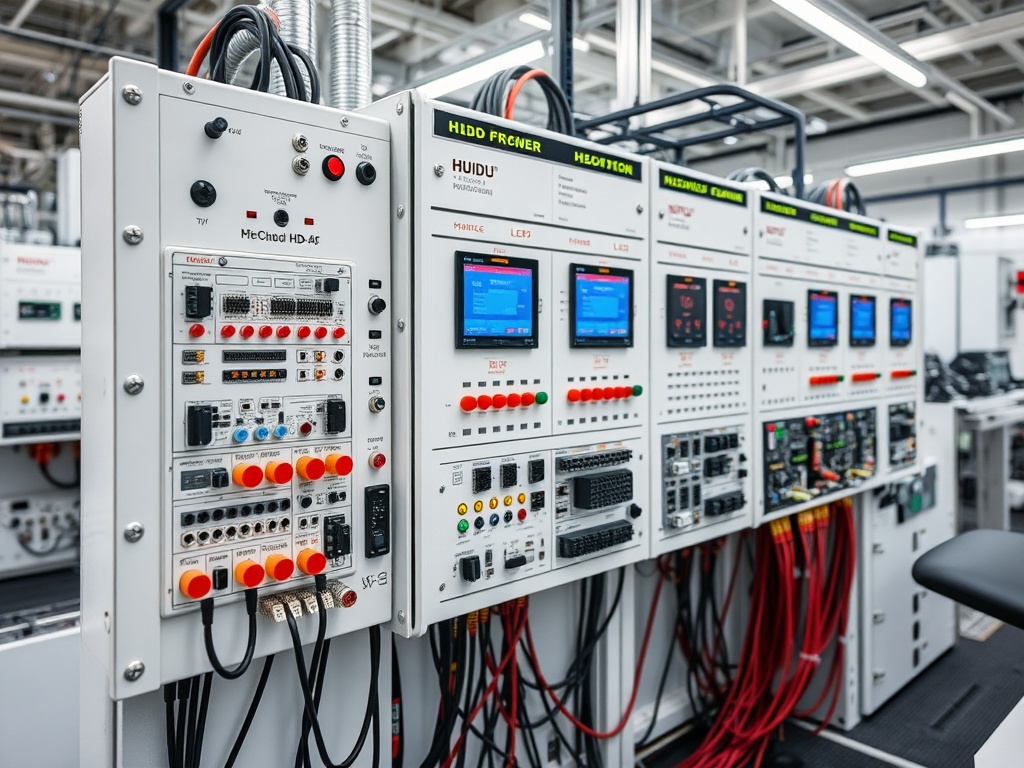 Professional Huidu HD-A5 control system with advanced circuit boards and LED controllers for flicker-free performance