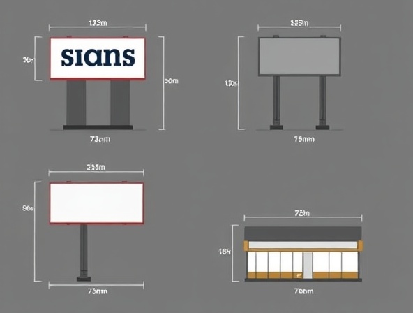 Custom sign specifications and design