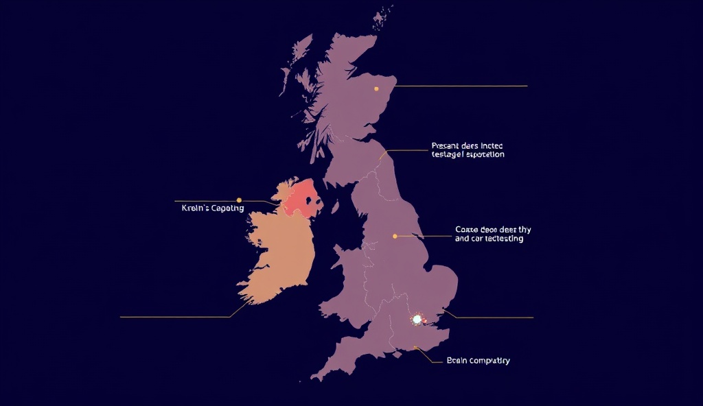 UK service coverage map showing regions we serve