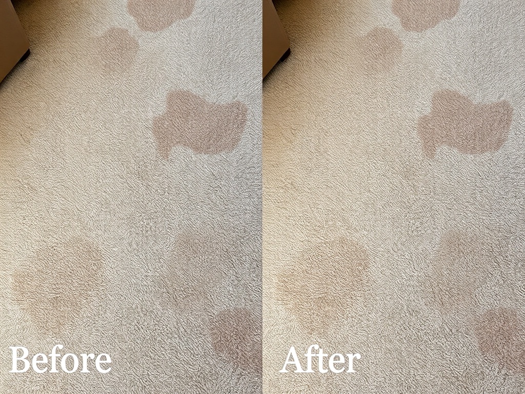 Color correction before and after