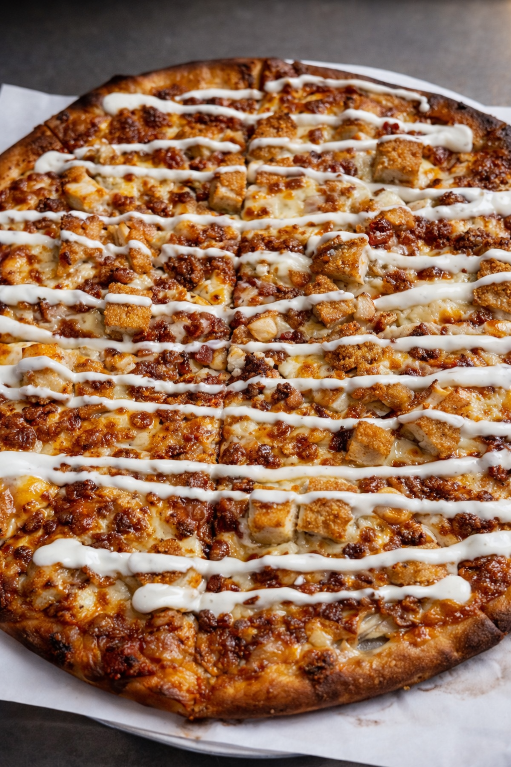 Chicken Bacon Ranch Pizza