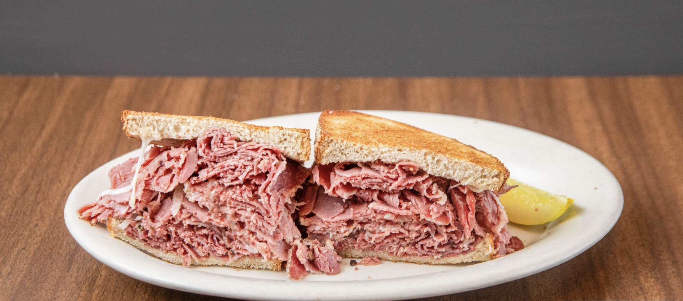 Famous Corned beef sandwich