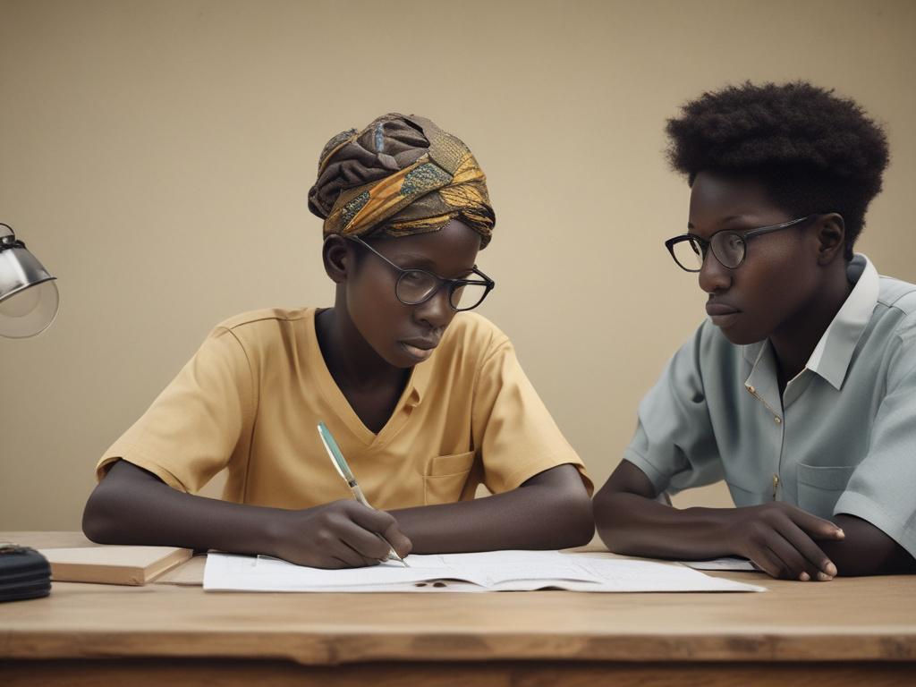 Science, tutor, student, learning, Senegal