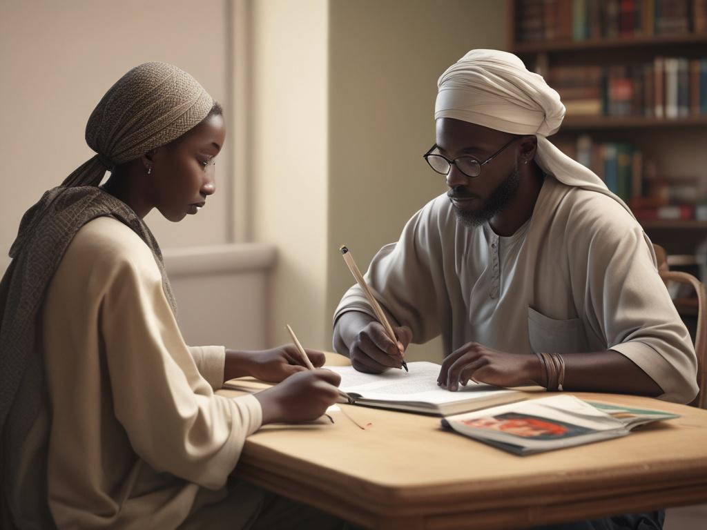 black people, Senegalese, Arabic tutoring, online learning, education