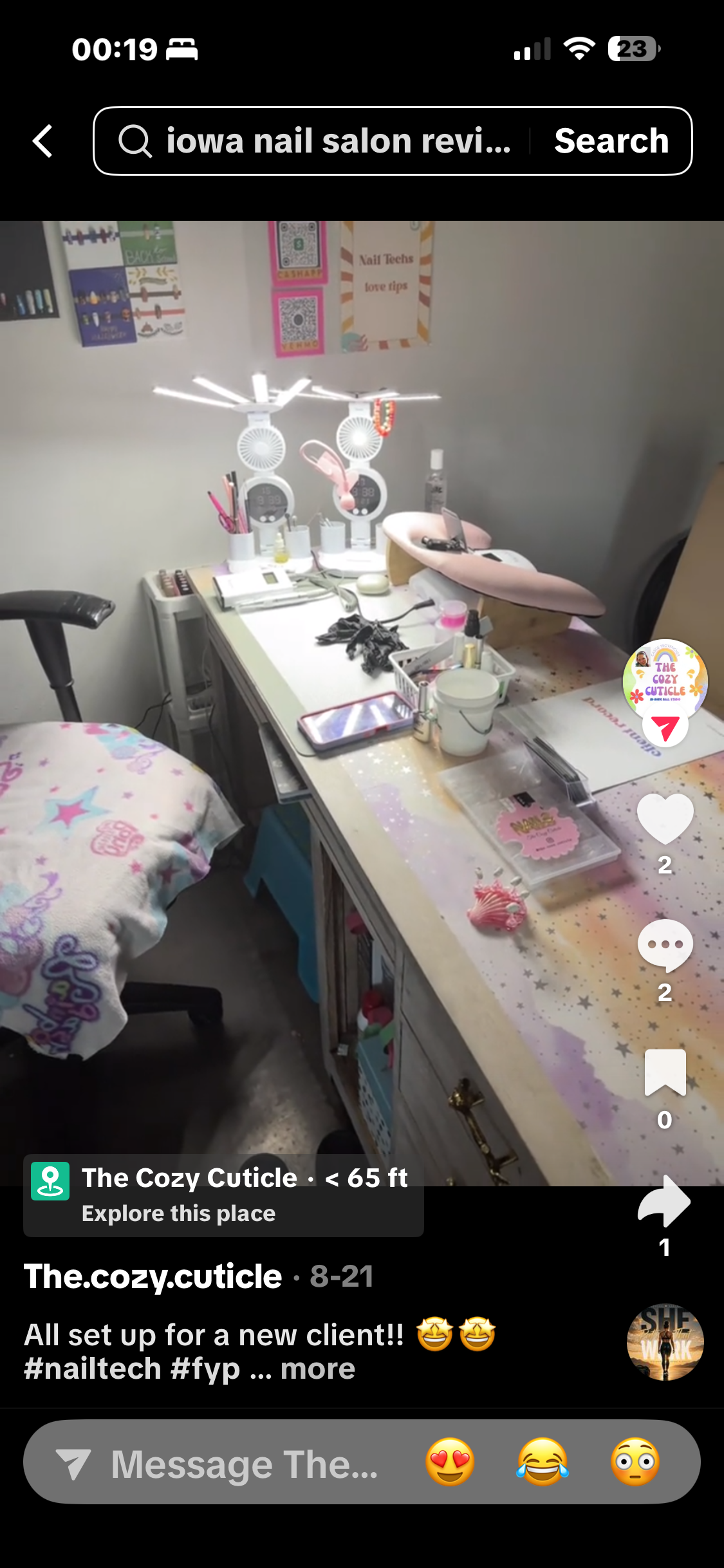 The Cozy Cuticle salon