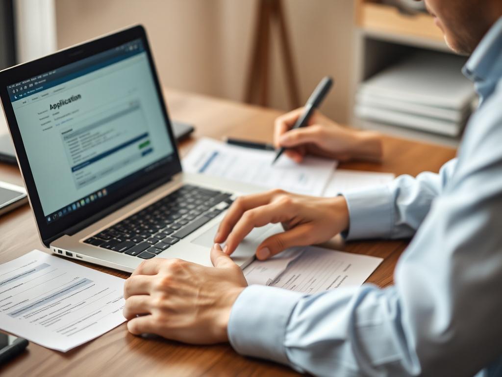 A close up shot of a financial advisor reviewing a