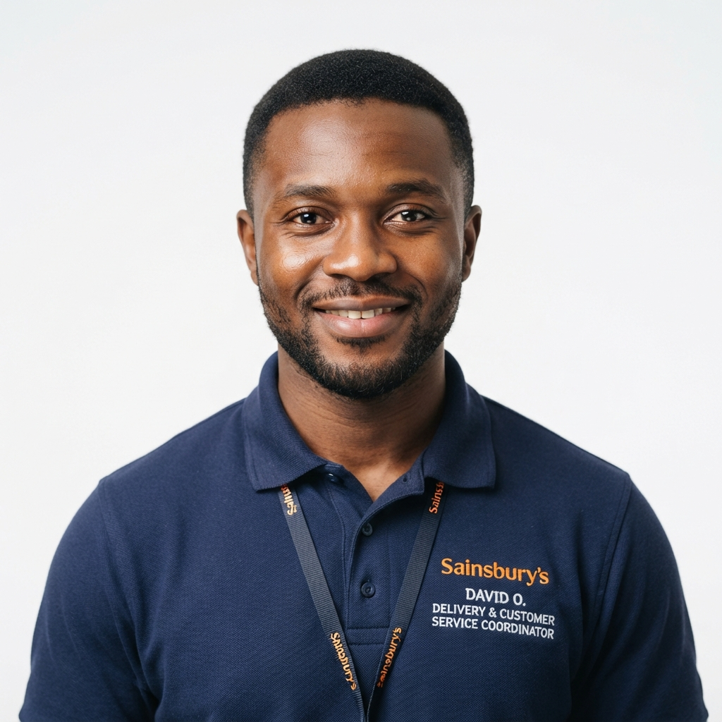 Portrait of David Okafor, Delivery & Customer Service Coordinator