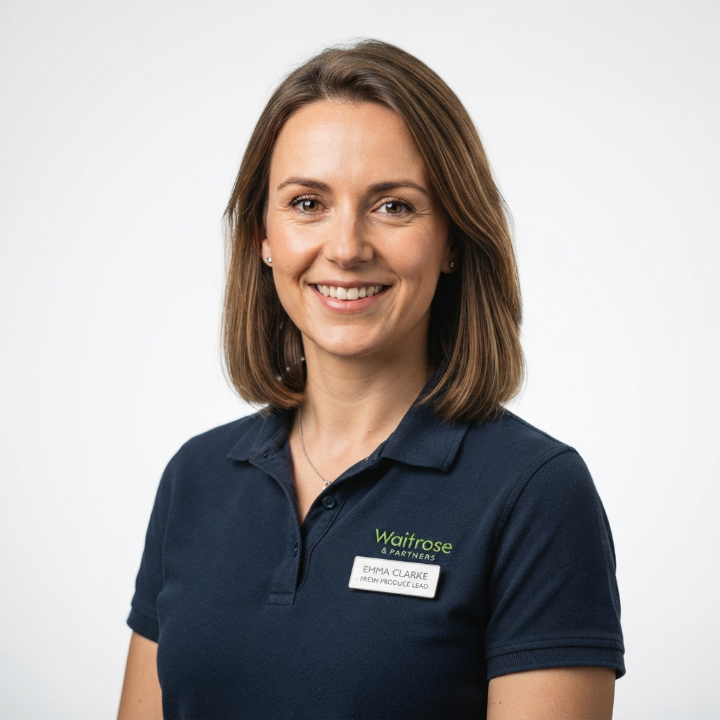 Portrait of Emma Clarke, Fresh Produce Lead