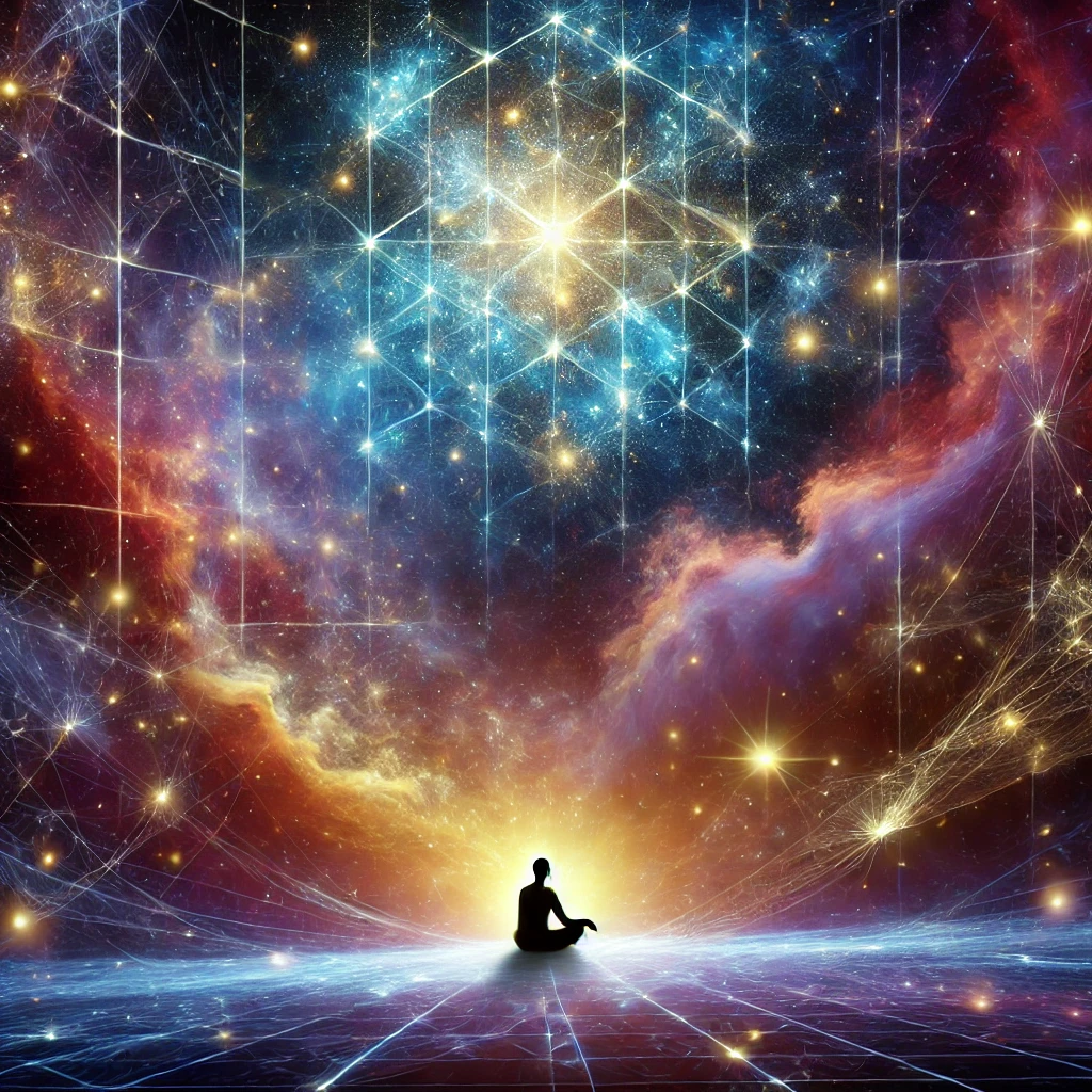 dall·e 2024-11-26 17.12.29 - a serene cosmic landscape blending the vastness of space with an abstract representation of interconnectedness. the scene features a glowing nebula fo.webp