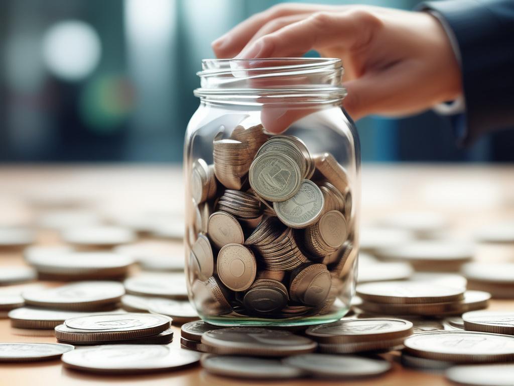 **AI Image Generation Prompt:**

Create a realistic high-resolution close-up photograph that embodies the theme of "Company Saving Money." The composition should feature a single subject: a pair of hands holding a stack of crisp, newly minted dollar bills, with the focus on the texture of the bills and the hands. The background should be softly blurred to emphasize the hands and money, with warm tones that complement the primary color of rgb(243, 153, 62). Ensure the lighting is natural, highlighting the de