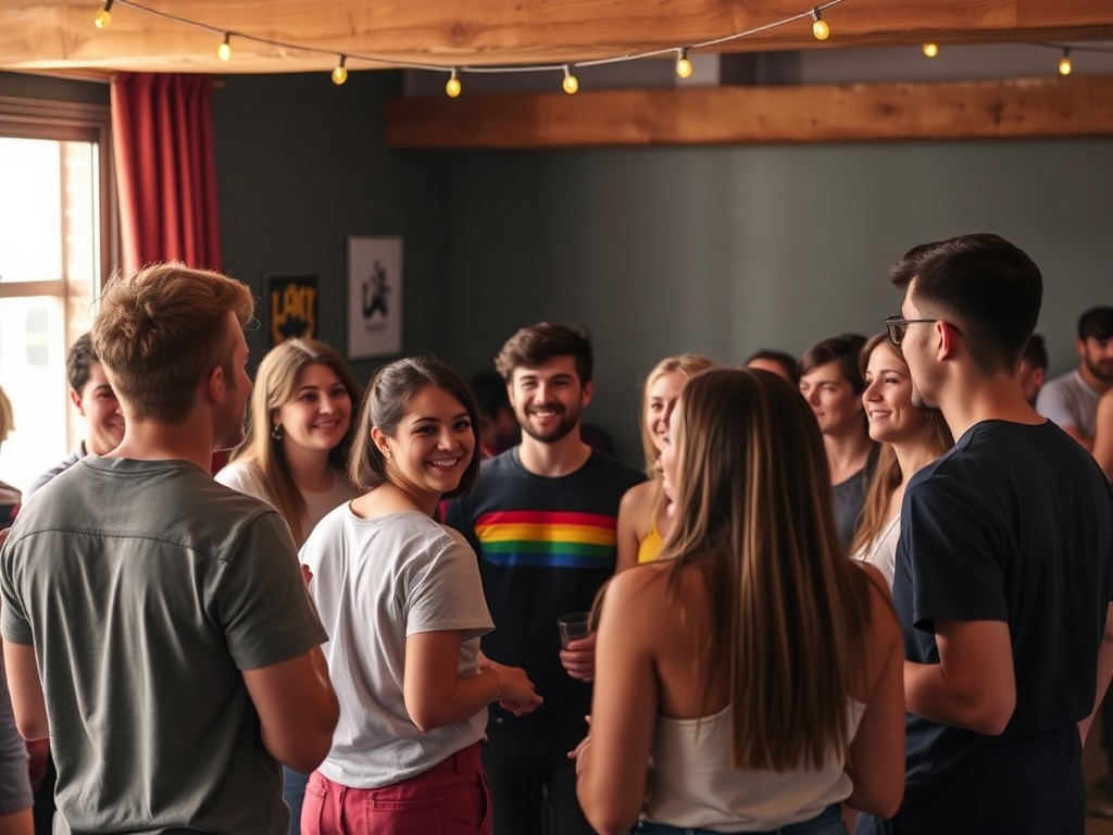 Espacio seguro LGBTQ+ con diversidad e inclusión