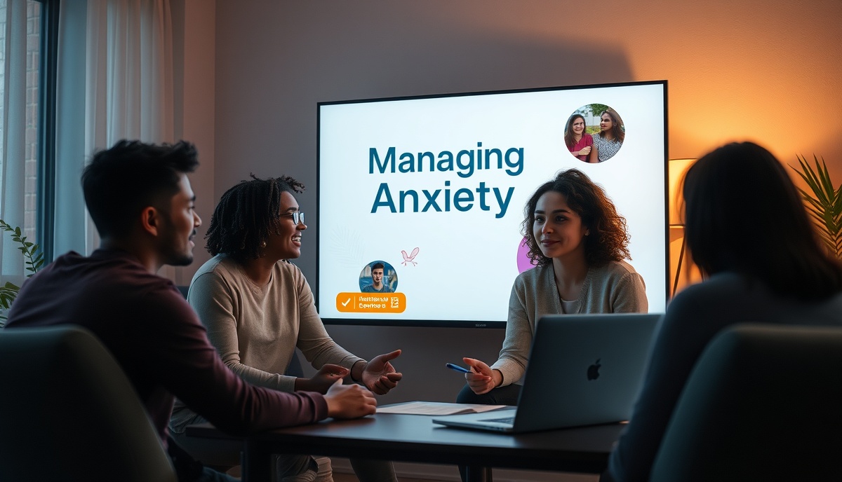 Young adults learning stress management and mindfulness in online educational setting
