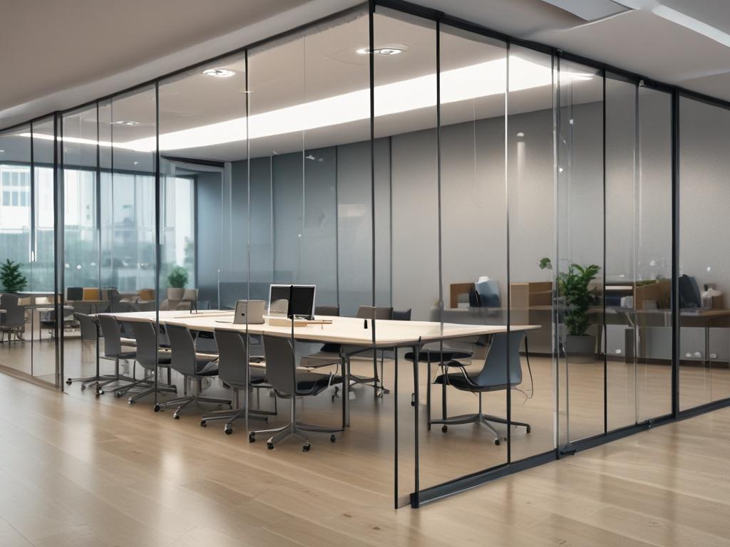 Partisi kaca aluminium minimalis dan  Partisi kaca tempered kuat dan aman  cocok untuk kantor dan rumah, desain elegan dan pemasangan profesional  di Jakarta dan Tangerang