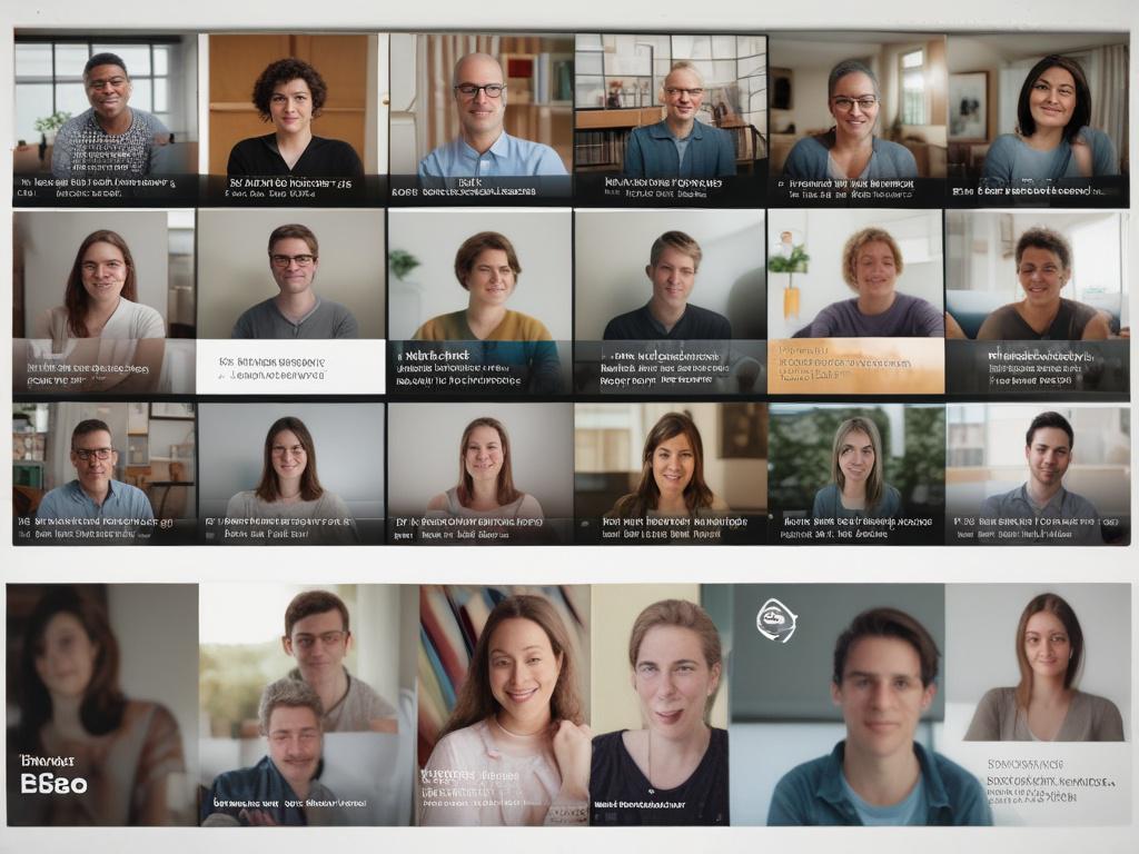 A dynamic online scene showcasing a diverse group of participants engaging in a live video stream. Each participant appears on their own screen, connected through a shared online platform. The atmosphere is lively and inviting, with a host leading the discussion enthusiastically. The background includes soft colors and elements that suggest a spiritual theme.