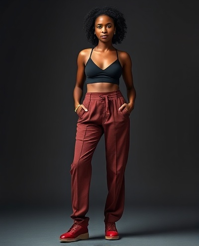 High-Waisted Trousers