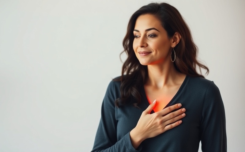 Person with hand on heart in contemplation, discovering life purpose and meaning