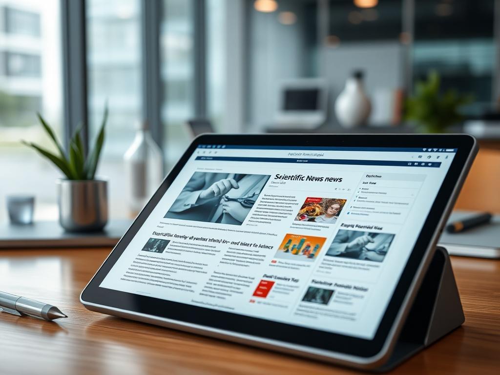 A hyper realistic close up image of a digital tablet