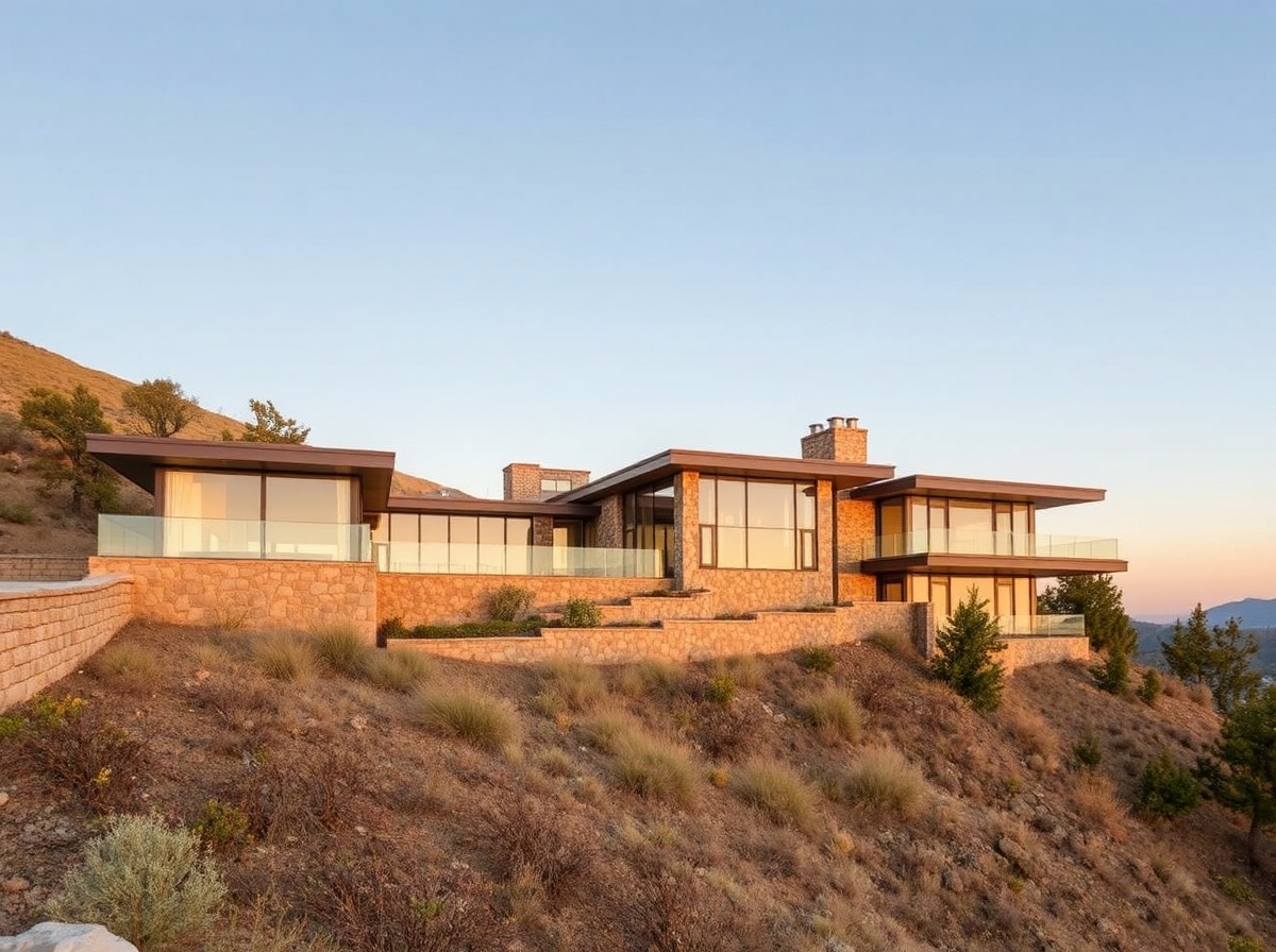 Modern Hillside Residence