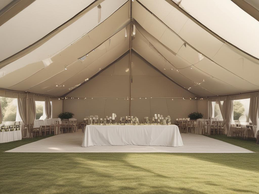 tent installation, event, professional setup, quality materials
