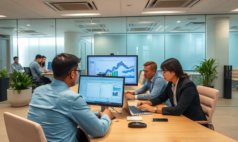 Power Hz Engineering team collaborating on technical projects