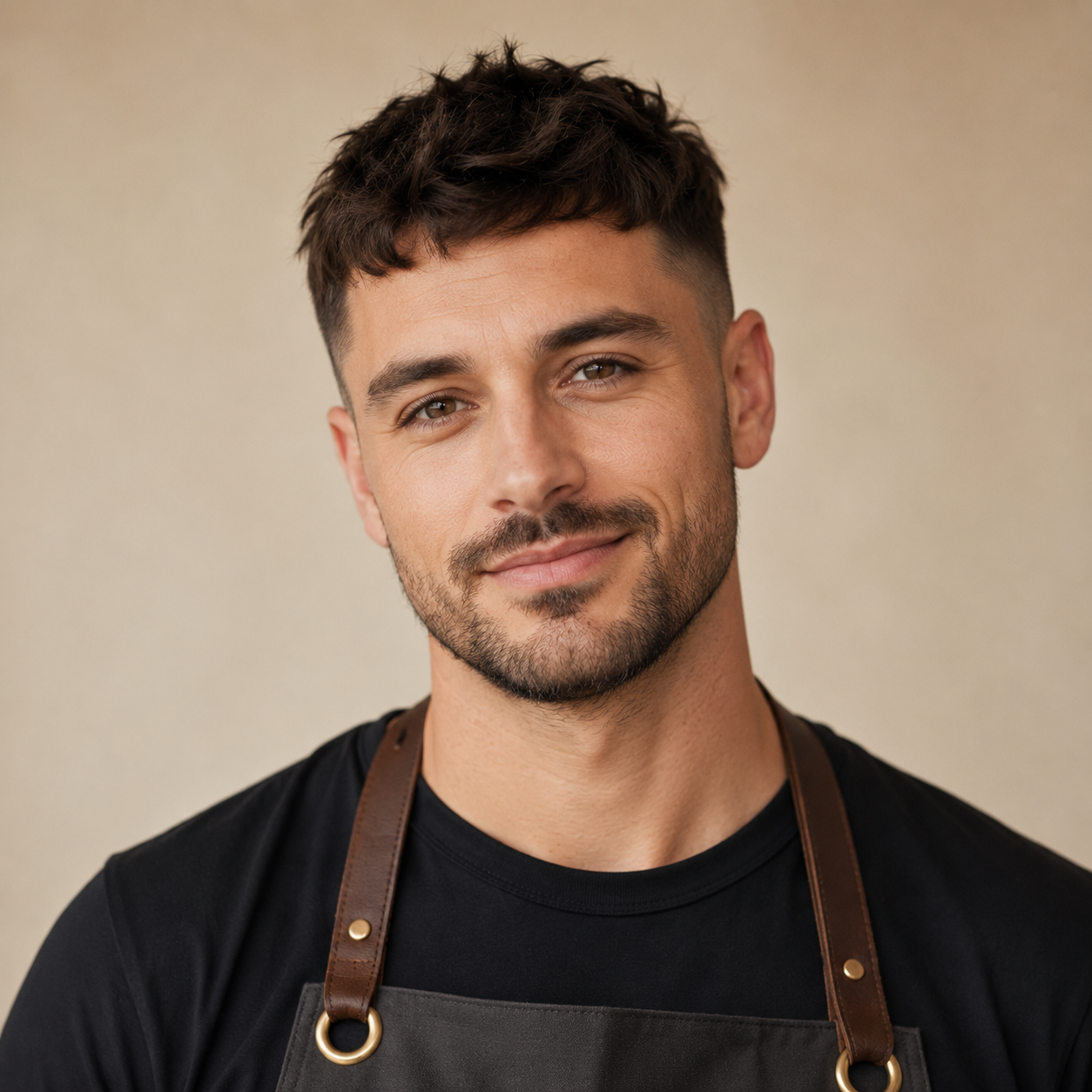 Portrait of Theo Ansel, Master Barber & Cutting Specialist at Solène Hair Atelier