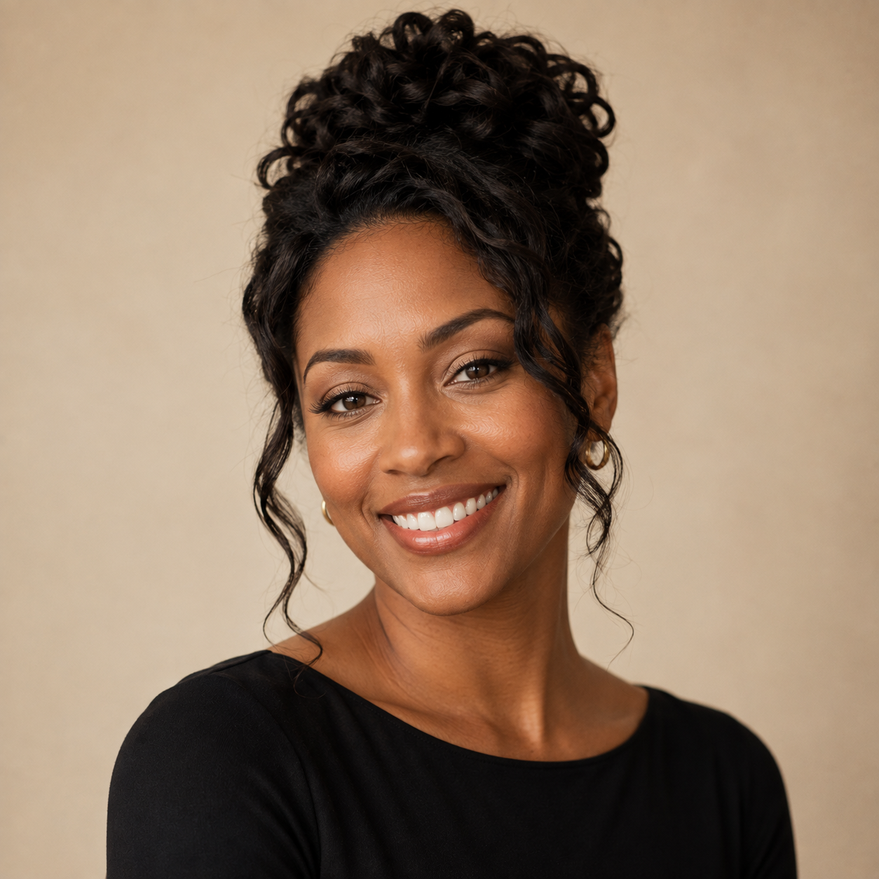 Portrait of Wren Okafor, Bridal & Editorial Stylist at Solène Hair Atelier