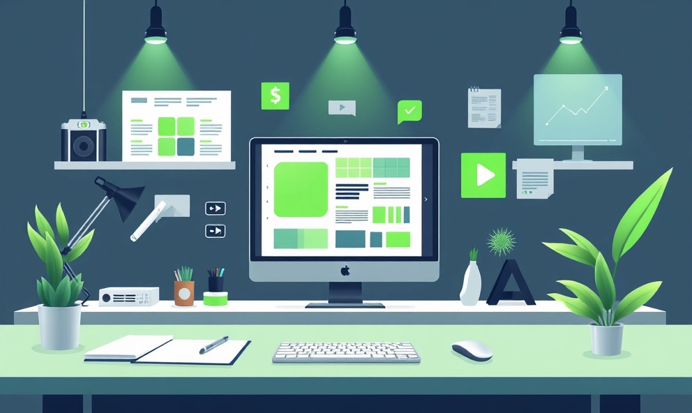 Web design process and creative tools